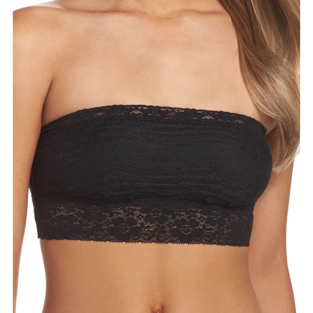 Free People Lace Bandeau Scallop Bra